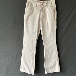 Y2k vintage flared silver khakis